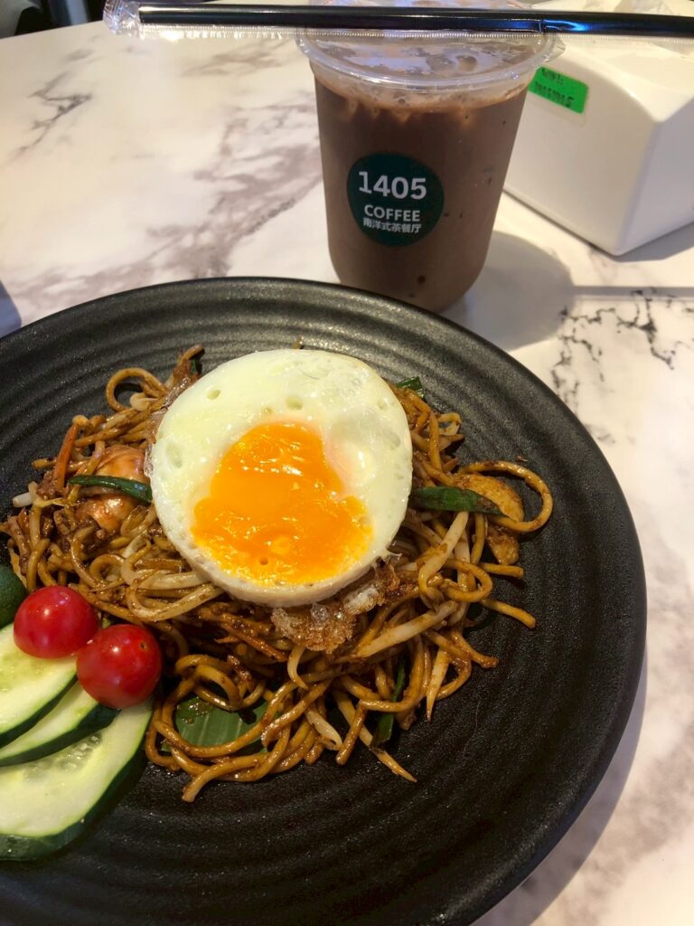 馬六甲美食1405 Coffee Cafe:招牌炒拉面 馬六甲美食1405 Coffee Cafe:招牌炒拉面